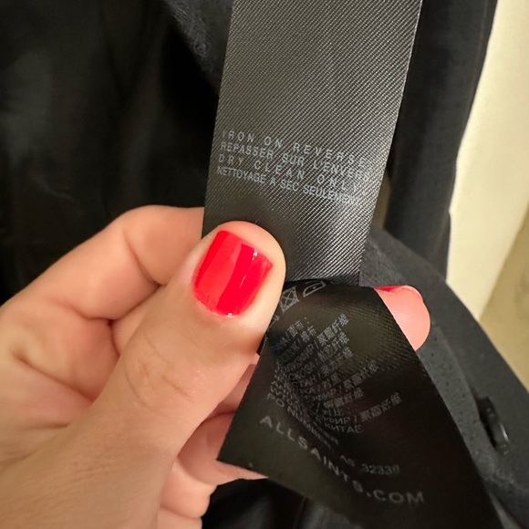 Allsaints Black blazer. Size 4. - Picture 12 of 12